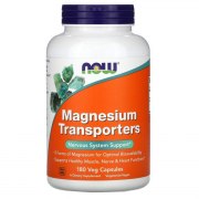 Заказать NOW Magnesium Transporters 180 вег капс N
