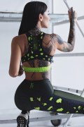 Заказать BonaFide Рашгард Rashguard Round Run Like Gepard (Lime)